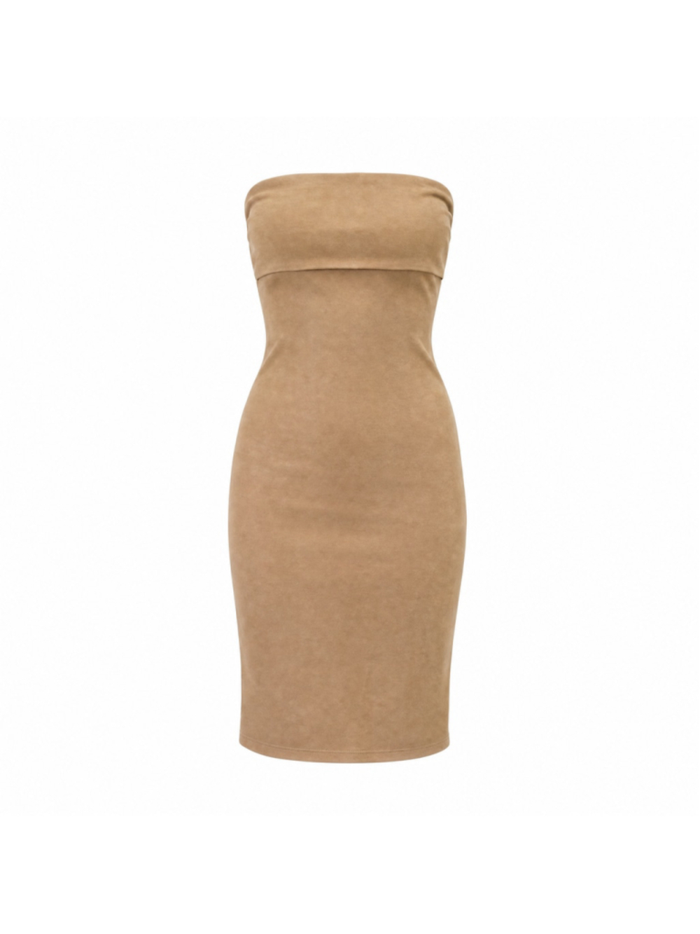 Susanna Monaco Strapless Faux Suede Tube Dress NWT Size Medium